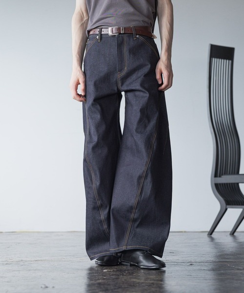 SET UP対応】3Dデニムパンツ(HARE)（デニムパンツ）｜HARE（ハレ）の