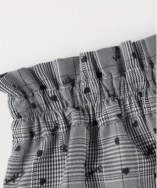 MPS（エムピーエス）の「【MPS】ロゴプリントチェックキュロットパンツ（チェック柄/キュロットパンツ/ロゴ/ハート柄/可愛い/おしゃれ）（その他パンツ・キッズ・ベージュ/ブラック・120/110/140/130）」の4枚目の写真