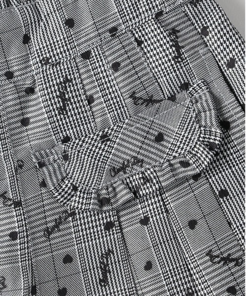 MPS（エムピーエス）の「【MPS】ロゴプリントチェックキュロットパンツ（チェック柄/キュロットパンツ/ロゴ/ハート柄/可愛い/おしゃれ）（その他パンツ・キッズ・ベージュ/ブラック・120/110/140/130）」の6枚目の写真