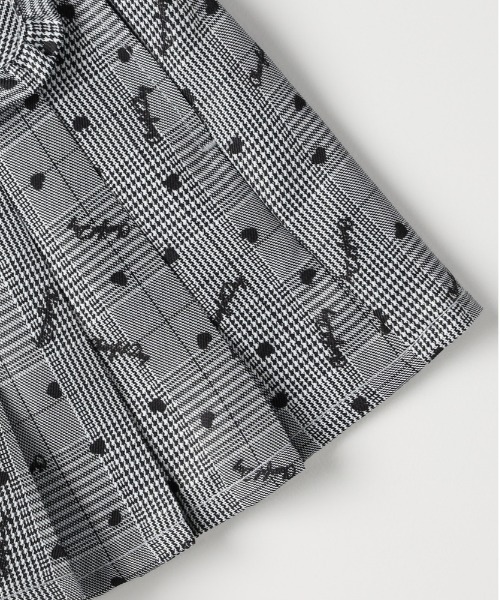 MPS（エムピーエス）の「【MPS】ロゴプリントチェックキュロットパンツ（チェック柄/キュロットパンツ/ロゴ/ハート柄/可愛い/おしゃれ）（その他パンツ・キッズ・ベージュ/ブラック・120/110/140/130）」の8枚目の写真