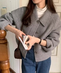 Aelina（エリナ）の「大人の秋冬に欠かせない、ふんわりコート（その他アウター）」