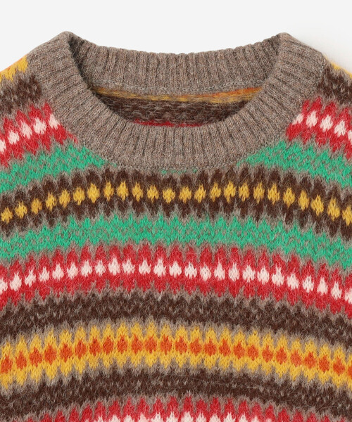 MONITALY（モニタリー）の「monitaly | フェアアイル ニットプルオーバー BROWN WOMEN（ニット/セーター・レディース・ブラウン系その他・XS）」の10枚目の写真