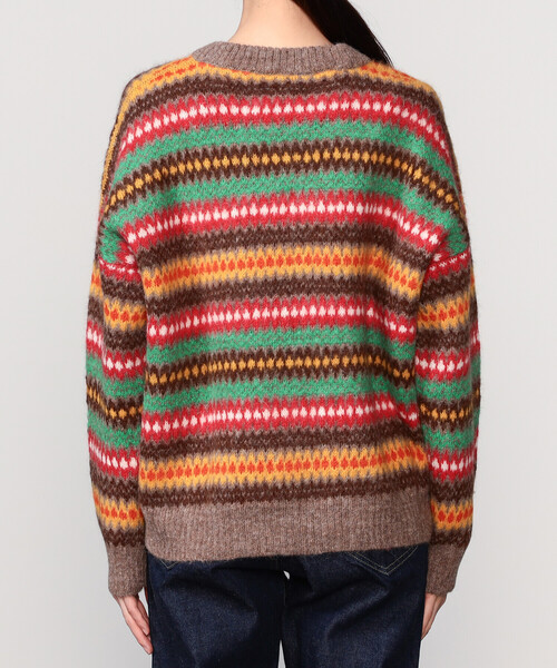 MONITALY（モニタリー）の「monitaly | フェアアイル ニットプルオーバー BROWN WOMEN（ニット/セーター・レディース・ブラウン系その他・XS）」の6枚目の写真