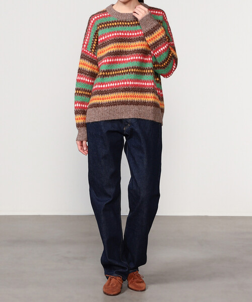 MONITALY（モニタリー）の「monitaly | フェアアイル ニットプルオーバー BROWN WOMEN（ニット/セーター・レディース・ブラウン系その他・XS）」の7枚目の写真
