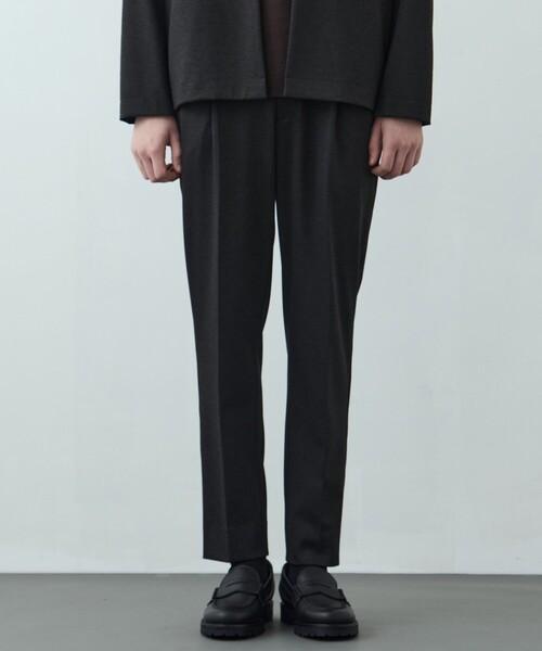 セール】【Setup可】Warm Air サイドゴムスラックス ｜ウォッシャブル