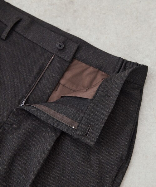 セール】【Setup可】Warm Air サイドゴムスラックス ｜ウォッシャブル