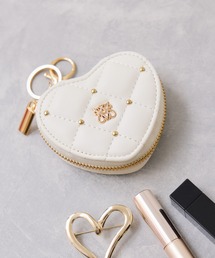 VIS | スタッズキルティングハートポーチチャーム(チャーム)