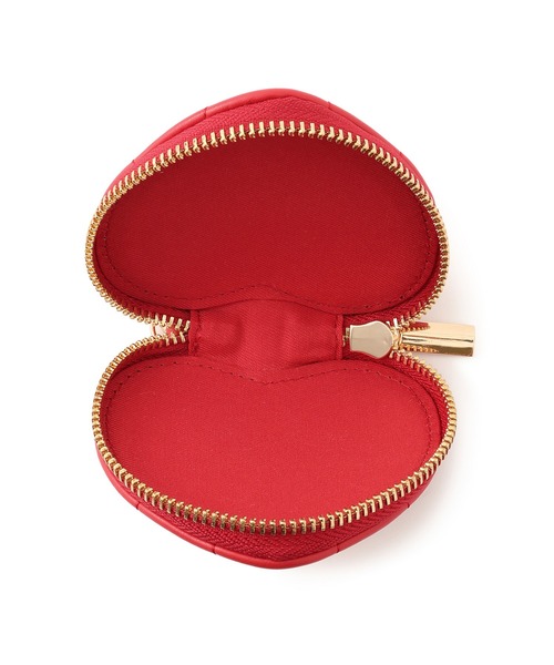 VIS(ビス)の「スタッズキルティングハートポーチチャーム(チャーム・レディース・ブラック/ホワイト/レッド・FREE)」の5枚目の写真