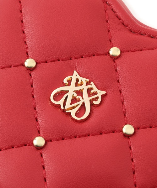 VIS(ビス)の「スタッズキルティングハートポーチチャーム(チャーム・レディース・ブラック/ホワイト/レッド・FREE)」の7枚目の写真