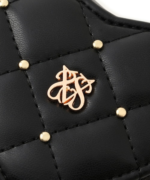 VIS(ビス)の「スタッズキルティングハートポーチチャーム(チャーム・レディース・ブラック/ホワイト/レッド・FREE)」の12枚目の写真