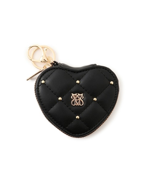 VIS(ビス)の「スタッズキルティングハートポーチチャーム(チャーム・レディース・ブラック/ホワイト/レッド・FREE)」の18枚目の写真
