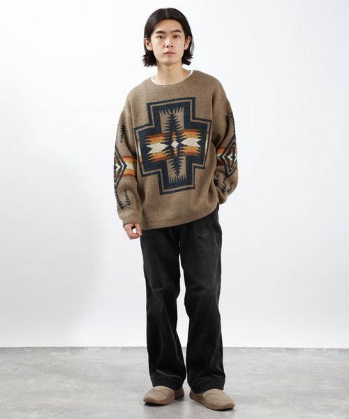 PENDLETON(ペンドルトン)】別注クルーネックニット（ニット/セーター