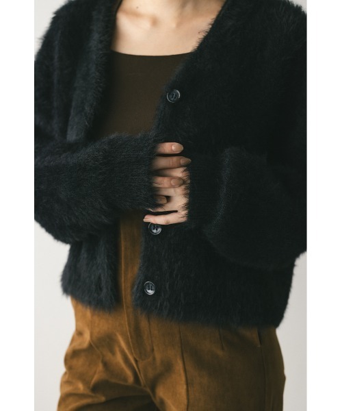 ▼上質✨ドゥロワー【2】カシミヤ100％ シャギー ニット 毛足長 ブラック ▽上質✨ドゥロワー【2】カシミヤ100％ シャギー ニット 毛足長