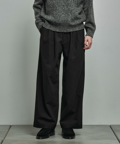 MARKAWARE/マーカウェア】別注 TRIPLE PLEATED EASY TROUSERS