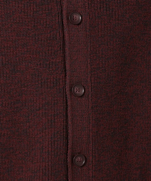 LAKOLE（ラコレ）の「メランジクルーニットカーディガン / 601400（カーディガン/ボレロ・メンズ・ボルドー/ブラウン/ブルー・MEDIUM/LARGE）」の19枚目の写真