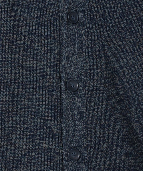 LAKOLE（ラコレ）の「メランジクルーニットカーディガン / 601400（カーディガン/ボレロ・メンズ・ボルドー/ブラウン/ブルー・MEDIUM/LARGE）」の18枚目の写真