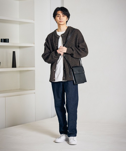 LAKOLE（ラコレ）の「メランジクルーニットカーディガン / 601400（カーディガン/ボレロ・メンズ・ボルドー/ブラウン/ブルー・MEDIUM/LARGE）」の20枚目の写真