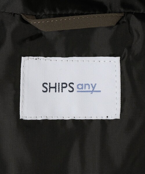 SHIPS any（シップス エニィ）の「【WEB限定】〈撥水/防風/洗濯機可能〉オールウェザー SORONA(R) 中綿 フード ブルゾン◆（ブルゾン・メンズ・ブラック/オリーブ・MEDIUM/LARGE/X-LARGE）」の20枚目の写真
