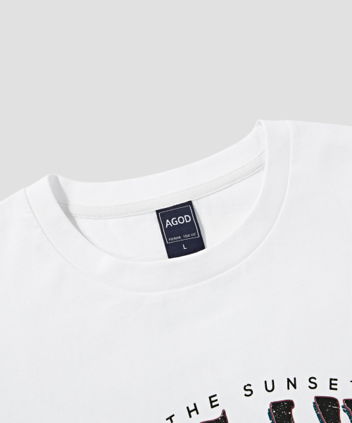 AGOD（エージーオーディー）の「アリゾナキャンピングレタリング半袖Tシャツ[ホワイト]（Tシャツ/カットソー・レディース・その他・SMALL/MEDIUM/LARGE）」の6枚目の写真