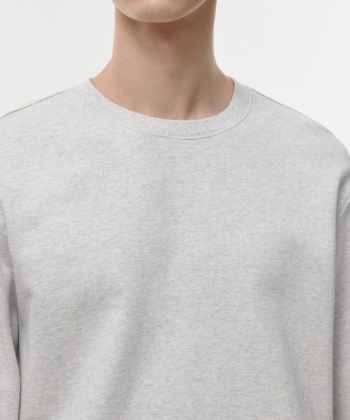 MUSINSA STANDARD（ムシンサスタンダード）の「スウェットシャツ [メランジライトグレー]（スウェット・メンズ・その他・MEDIUM/LARGE/X-LARGE/XX-LARGE/XXX-LARGE/SMALL）」の3枚目の写真