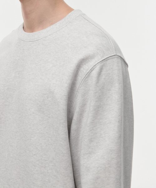 MUSINSA STANDARD（ムシンサスタンダード）の「スウェットシャツ [メランジライトグレー]（スウェット・メンズ・その他・MEDIUM/LARGE/X-LARGE/XX-LARGE/XXX-LARGE/SMALL）」の5枚目の写真