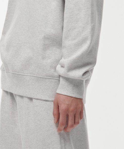 MUSINSA STANDARD（ムシンサスタンダード）の「スウェットシャツ [メランジライトグレー]（スウェット・メンズ・その他・MEDIUM/LARGE/X-LARGE/XX-LARGE/XXX-LARGE/SMALL）」の6枚目の写真