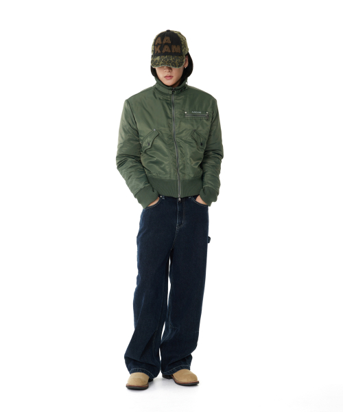 AAKAM(アーカム)の「High-Neck Bomber Jacket (Khaki)(ブルゾン・レディース・その他・1/2)」の12枚目の写真