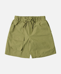 COMFORTABLE BANDING SHORTS _ MOSS GREEN