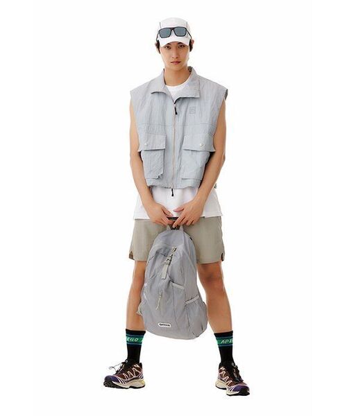 MUSINSA STANDARD（ムシンサスタンダード）の「リラックスドスリーブレストップ [ホワイト]（Tシャツ/カットソー・メンズ・その他・SMALL/MEDIUM/LARGE/X-LARGE/XX-LARGE/XXX-LARGE）」の15枚目の写真