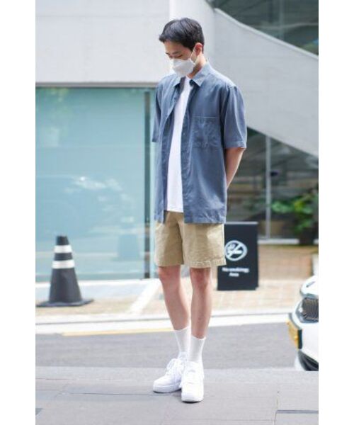 MUSINSA STANDARD（ムシンサスタンダード）の「リラックスドスリーブレストップ [ホワイト]（Tシャツ/カットソー・メンズ・その他・SMALL/MEDIUM/LARGE/X-LARGE/XX-LARGE/XXX-LARGE）」の17枚目の写真