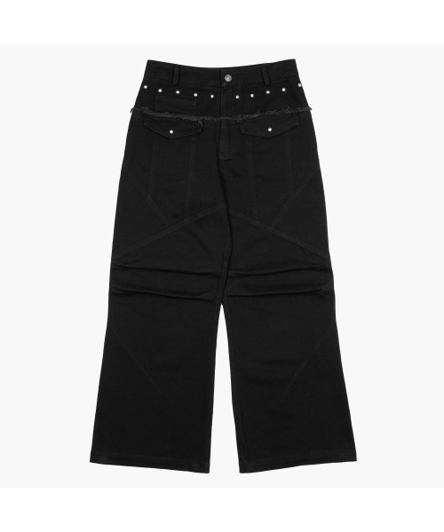 ROUGHNECK（ラフネック）の「Washing Panel Stitch Pants Black（その他パンツ・レディース・その他・SMALL/MEDIUM）」の12枚目の写真