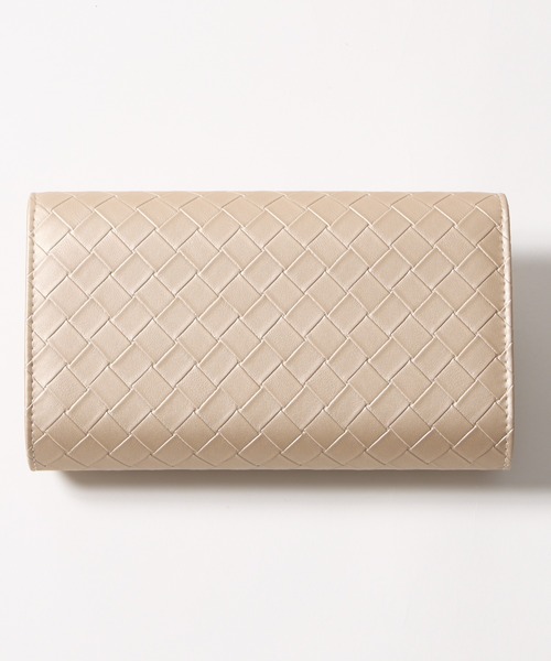 AIMER（エメ）の「格子模様クラッチパーティーバッグ（クラッチバッグ・レディース・ベージュ/シルバー・FREE）」の4枚目の写真