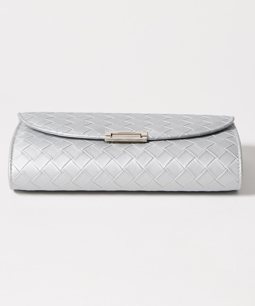 AIMER（エメ）の「格子模様クラッチパーティーバッグ（クラッチバッグ・レディース・ベージュ/シルバー・FREE）」の18枚目の写真