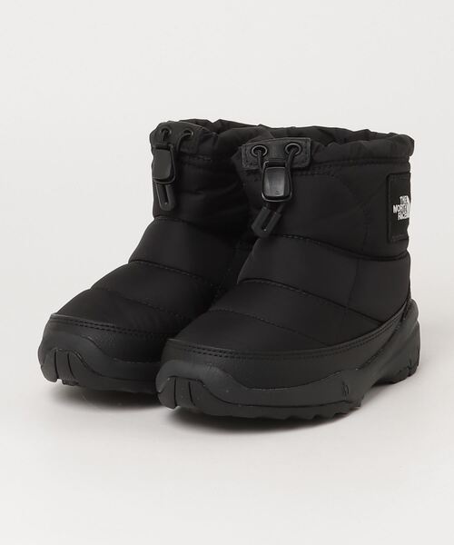 THE NORTH FACE(ザノースフェイス)の「ザ ノース フェイス THE NORTH FACE K Nuptse Bootie Logo Short_キッズ ヌプシ ブーティ ロゴ ショート(ブーツ・キッズ・ブラック・20.0cm/21.0cm/22.0cm/17.0cm/18.0cm/19.0cm)」の1枚目の写真