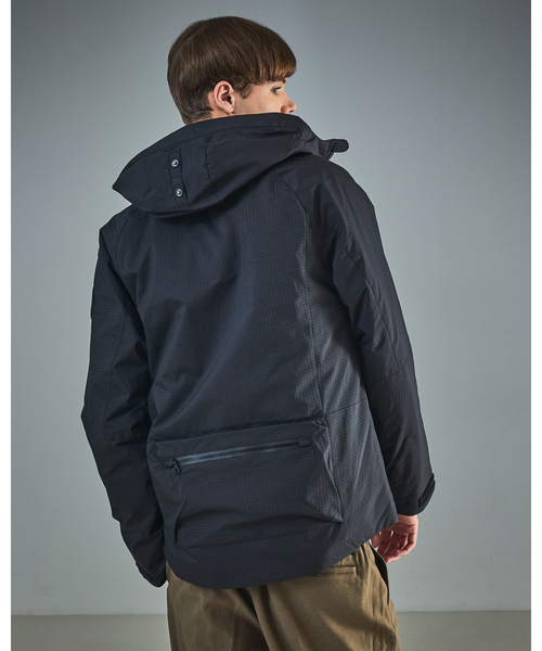 CAPE HORN】ANTARTICA シンサレート中綿ブルゾン / フーデットダウン