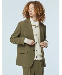 MOAA（モア）の「Basic Matching Sets Blazer (KHAKI BEIGE)（テーラードジャケット）」