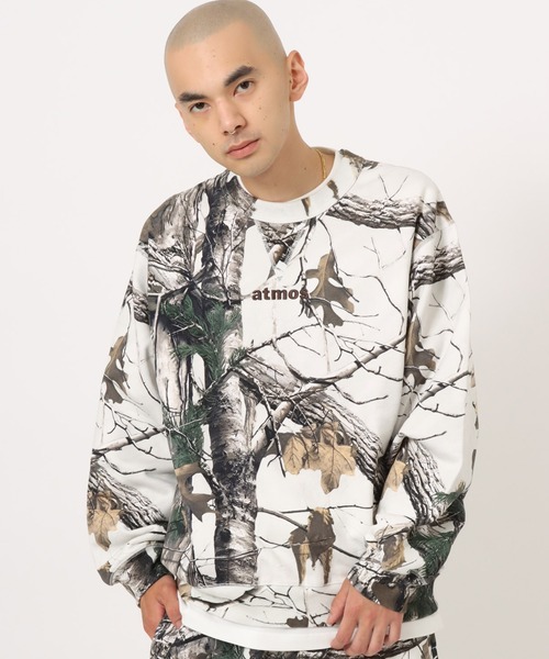 atmos（アトモス）の「atmos Embroidery Classic Logo Crew Neck Sweatshirt / アトモス エンブロイダリー クラシック ロゴ クルー ネック スウェットシャツ（スウェット・メンズ・ブラック系その他/ブラック/ベージュ系その他・M/L/XL）」の3枚目の写真