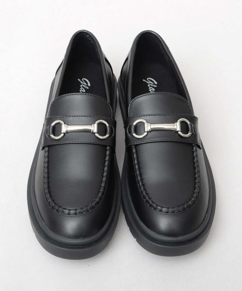 glabella(グラベラ)の「クッションソール モカシンビットローファー(ローファー・メンズ・ブラック・SS/S/M/L)」の6枚目の写真