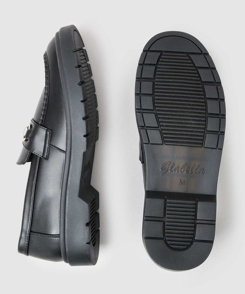 glabella(グラベラ)の「クッションソール モカシンビットローファー(ローファー・メンズ・ブラック・SS/S/M/L)」の11枚目の写真