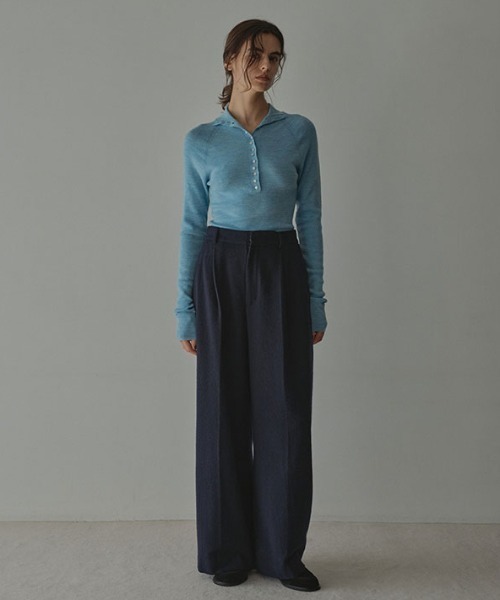 セール】ウールツイルセミワイドパンツ（その他パンツ）｜ETRE TOKYO