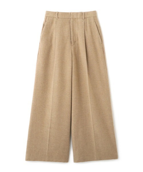ETRE TOKYO(エトレトウキョウ)の「ウールツイルセミワイドパンツ(その他パンツ・レディース・ベージュ/ネイビー・S/M)」の9枚目の写真
