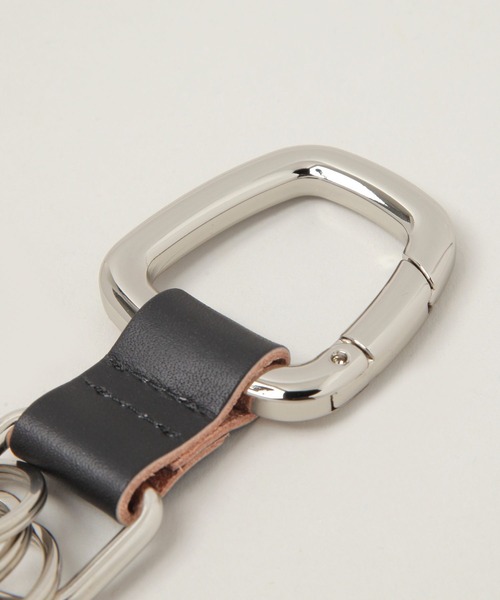 RAGEBLUE（レイジブルー）の「【MADE IN JAPAN】牛革キーリング（キーホルダー・メンズ・ベージュ/ブラック・FREE）」の7枚目の写真
