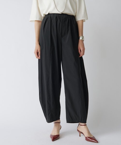 Drawing Numbers(ドローイング ナンバーズ)の「【Drawing Numbers】シャンブレーカーブワイドパンツ(その他パンツ・レディース・キャメル/カーキ/ブラック・40/38)」の2枚目の写真