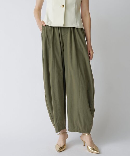 Drawing Numbers(ドローイング ナンバーズ)の「【Drawing Numbers】シャンブレーカーブワイドパンツ(その他パンツ・レディース・キャメル/カーキ/ブラック・40/38)」の17枚目の写真