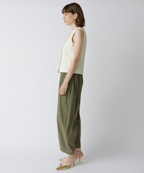 Drawing Numbers(ドローイング ナンバーズ)の「【Drawing Numbers】シャンブレーカーブワイドパンツ(その他パンツ・レディース・キャメル/カーキ/ブラック・40/38)」の19枚目の写真