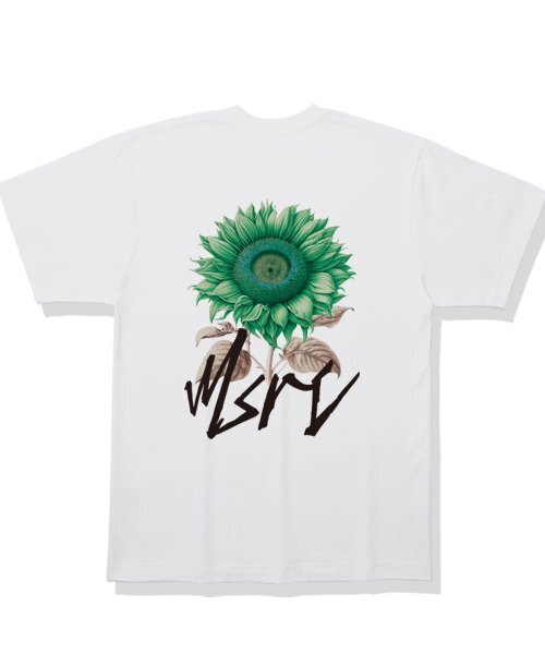 MONSTER REPUBLIC（モンスターリパブリック）の「サンフラワーミックスグリーンTシャツホワイト（Tシャツ/カットソー・レディース・その他・LARGE/MEDIUM/SMALL/X-LARGE）」の2枚目の写真