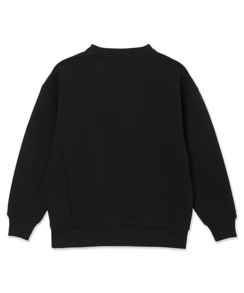 Guess(ゲス)の「Crew Neck Triangle Studs Sweatshirt スウェット (スウェット・レディース・クリーム/ブラック・X-SMALL/SMALL/LARGE/MEDIUM)」の3枚目の写真
