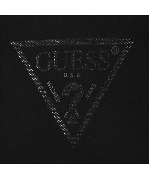Guess(ゲス)の「Crew Neck Triangle Studs Sweatshirt スウェット (スウェット・レディース・クリーム/ブラック・X-SMALL/SMALL/LARGE/MEDIUM)」の7枚目の写真