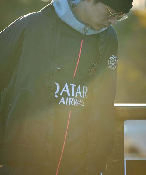 PARIS SAINT-GERMAIN(パリサンジェルマン)の「【Paris Saint-Germain / パリ・サン=ジェルマン】 JP Vintage Scarf Bomber(MA-1・メンズ・ブラック/カーキ・LARGE/MEDIUM)」の20枚目の写真