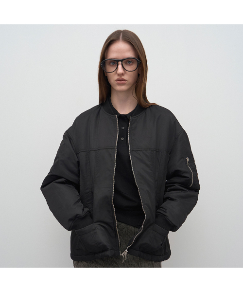 LCDC TM(エルシーディーシーティーエム)の「HOUR GLASS BOMBER JACKET(ブルゾン・レディース・ブラック・OS)」の3枚目の写真